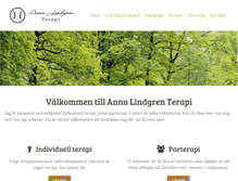 Tablet Screenshot of annalindgren.se